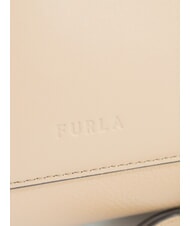 FURLA GILDA Leather mini bags with shoulder strap greige + sage c - Women&rsquo;s Bags - 3