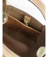 FURLA GILDA Leather mini bags with shoulder strap greige + sage c - Women&rsquo;s Bags - 5