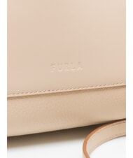 FURLA GILDA Leather mini bags with shoulder strap ballerina i+cognac h - Women&rsquo;s Bags - 4