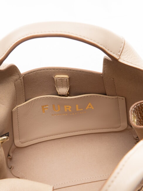 GILDA Leather mini bags with shoulder strap ballerina i+cognac h - Women&rsquo;s Bags