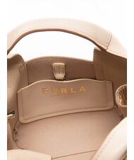 FURLA GILDA Leather mini bags with shoulder strap ballerina i+cognac h - Women&rsquo;s Bags - 5