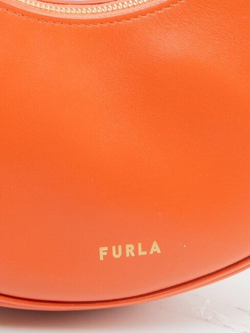 PRIMAVERA Small calf leather shoulder bag tangerine - Women&rsquo;s Bags