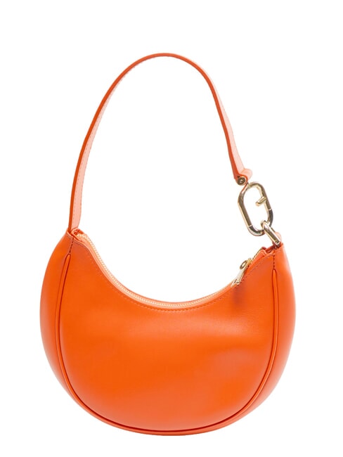 PRIMAVERA Small calf leather shoulder bag tangerine - Women&rsquo;s Bags