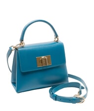 FURLA 1927 Handbag, with shoulder strap, in leather teal - Women&rsquo;s Bags - 2