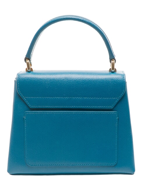 1927 Handbag, with shoulder strap, in leather teal - Women&rsquo;s Bags