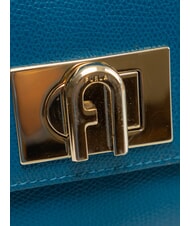 FURLA 1927 Handbag, with shoulder strap, in leather teal - Women&rsquo;s Bags - 4