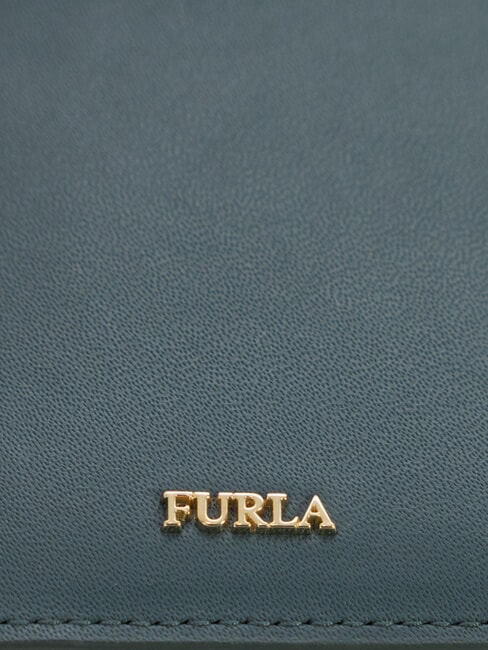  LINDA Badge holder in leather slate - Women&rsquo;s Wallets