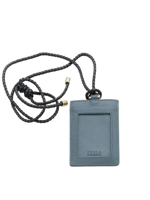  LINDA Badge holder in leather slate - Women&rsquo;s Wallets