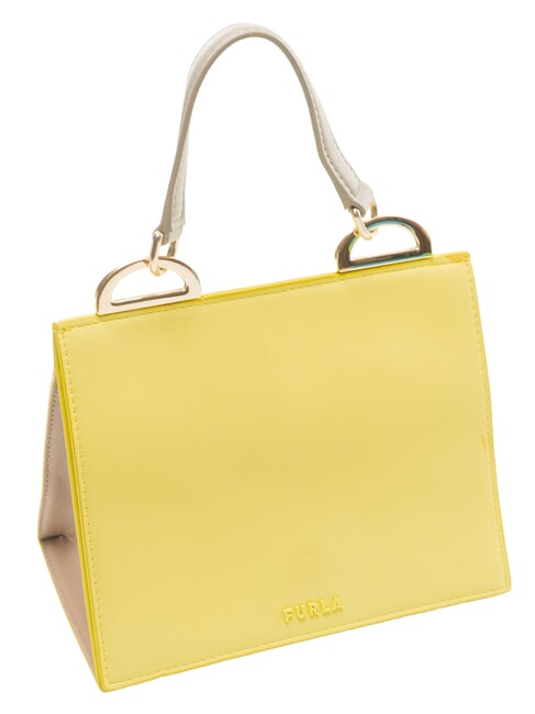 LINEA FUTURA Mini leather bag with shoulder strap zest+greige+sage c+marble c - Women&rsquo;s Bags