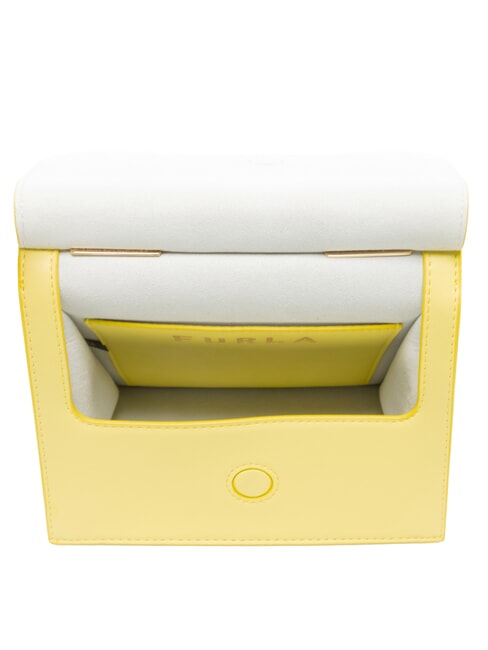 LINEA FUTURA Mini leather bag with shoulder strap zest+greige+sage c+marble c - Women&rsquo;s Bags