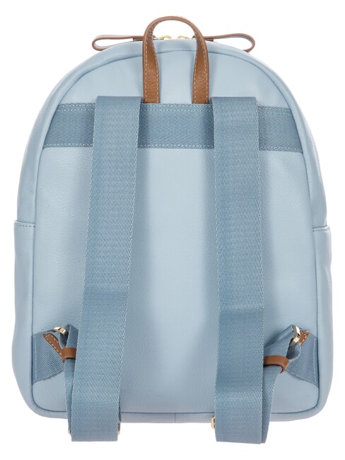 CREMONA Leather backpack, two compartments sky / white - Women&rsquo;s Bags