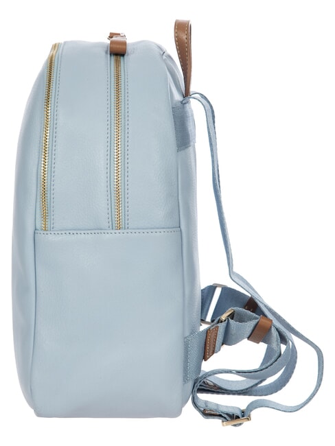 CREMONA Leather backpack, two compartments sky / white - Women&rsquo;s Bags