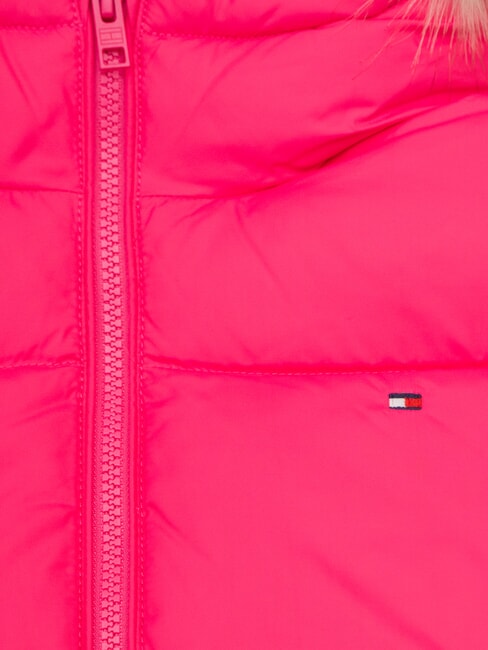 TH Down jacket with hood hot magenta - Baby Jackets
