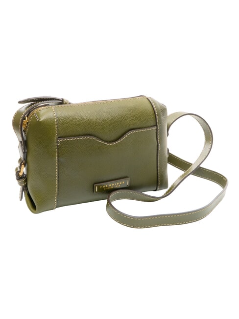 GEMMA Mini shoulder bag, in leather thyme abb gold - Women&rsquo;s Bags
