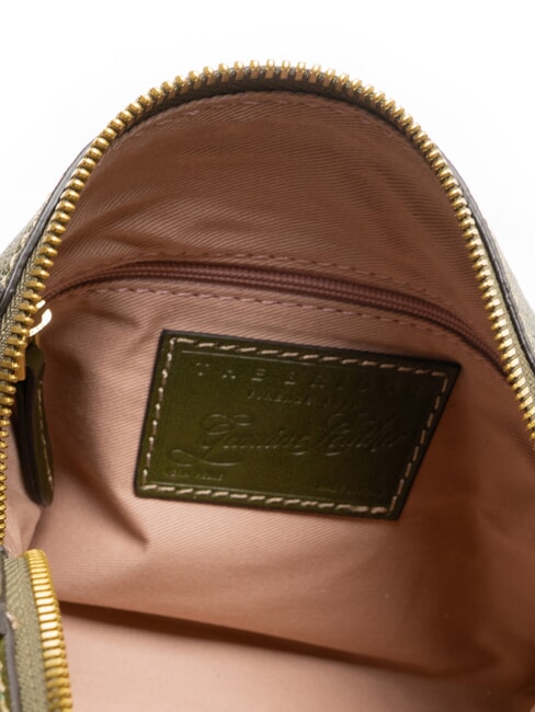 GEMMA Mini shoulder bag, in leather thyme abb gold - Women&rsquo;s Bags