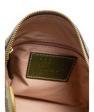 THE BRIDGE GEMMA Mini shoulder bag, in leather thyme abb gold - Women&rsquo;s Bags - 5