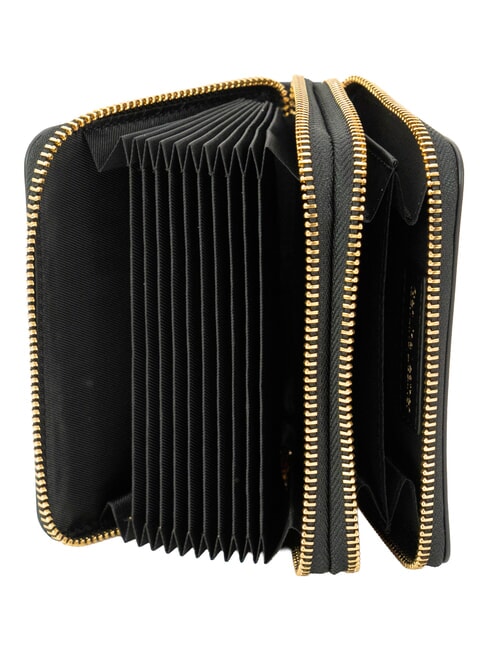 LOVE EMBOSSED Leather wallet, with card holder Black - Women&rsquo;s Wallets