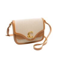 COCCINELLE C-ME CANVAS Mini leather shoulder bag reef / peach - Women&rsquo;s Bags - 2