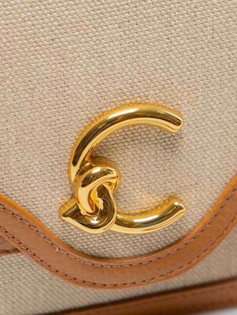 C-ME CANVAS Mini leather shoulder bag reef / peach - Women&rsquo;s Bags