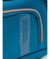 AMERICAN TOURISTER BLAZING RIDE Beauty case with front pocket teal/orange - Beauty Case - 3