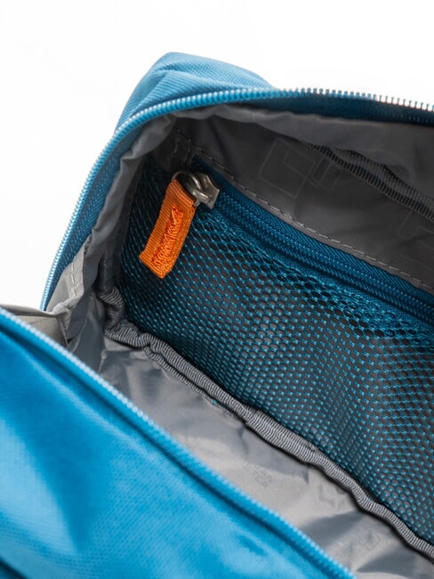 BLAZING RIDE Beauty case with front pocket teal/orange - Beauty Case