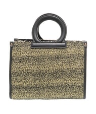 ROCCOBAROCCO ICONIC WOOL Tote bag with shoulder strap black/yellow - Women&rsquo;s Bags - 3