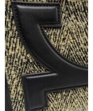 ROCCOBAROCCO ICONIC WOOL Tote bag with shoulder strap black/yellow - Women&rsquo;s Bags - 4