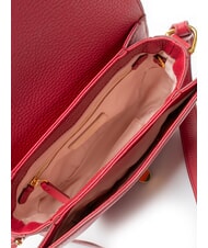 COCCINELLE DEW Hammered leather shoulder bag sangria - Women&rsquo;s Bags - 5