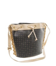 POLLINI HERITAGE Shoulder bucket bag Black / Ivory - Women&rsquo;s Bags - 2