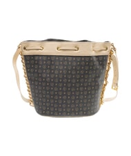 POLLINI HERITAGE Shoulder bucket bag Black / Ivory - Women&rsquo;s Bags - 4