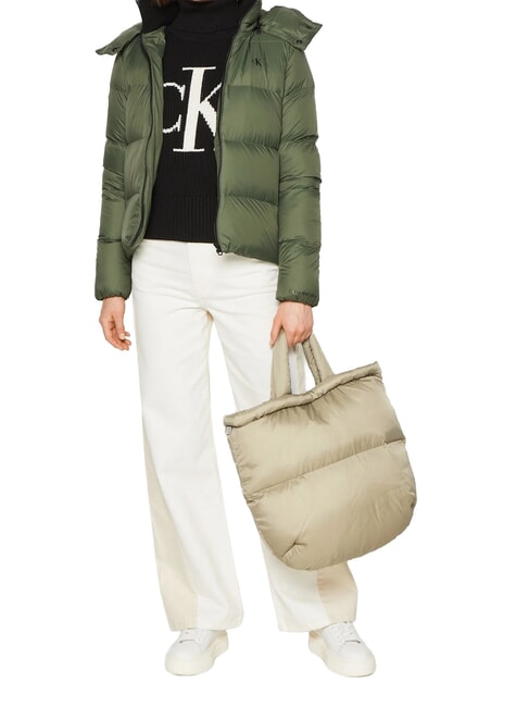CK JEANS Down jacket with hood thyme - Women's down jackets