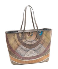 GATTINONI PLANETARIUM Large shopping bag wild watercolor/ dk taupe - Women&rsquo;s Bags - 2