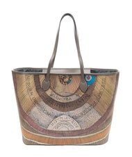 GATTINONI PLANETARIUM Large shopping bag wild watercolor/ dk taupe - Women&rsquo;s Bags - 4