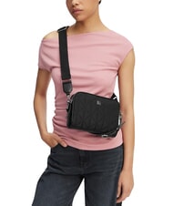 CALVIN KLEIN QUILTED NYLON Mini shoulder bag, with shoulder strap on black - Women&rsquo;s Bags - 2