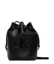 CALVIN KLEIN BOLD CK Bucket bag, with shoulder strap on black - Women&rsquo;s Bags - 4
