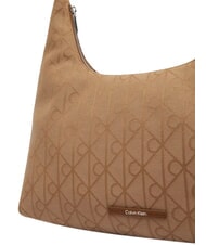 CALVIN KLEIN EMBLEM JAQUARD The Shoulder Bag cornstalk/tbd aop jqd - Women&rsquo;s Bags - 5