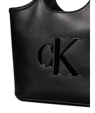 CALVIN KLEIN BOLD CK Shopper bag, shoulder bag on black - Women&rsquo;s Bags - 5