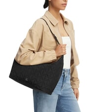 CALVIN KLEIN QUILTED NYLON Shoulder bag on black - Women&rsquo;s Bags - 2
