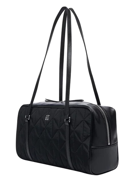 QUILTED NYLON The Shoulder Bag on black - Women&rsquo;s Bags