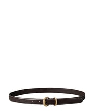 CALVIN KLEIN 2PIECE LOGO Leather belt ck black / antique nickel - Belts - 2