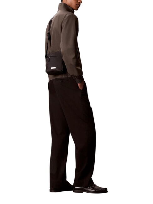 CLEAN Shoulder bag on black - Over-the-shoulder Bags for Men