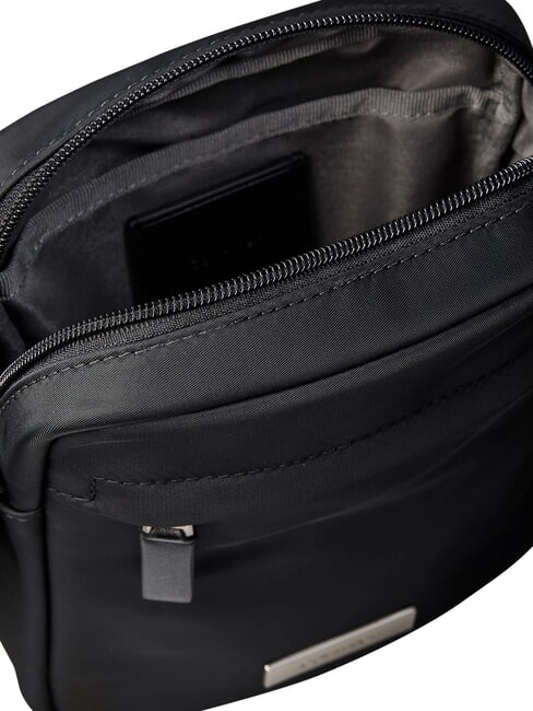CLEAN Shoulder bag on black - Over-the-shoulder Bags for Men