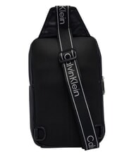 CALVIN KLEIN BOLD LOGO WEBBING Shoulder bag on black - Over-the-shoulder Bags for Men - 3