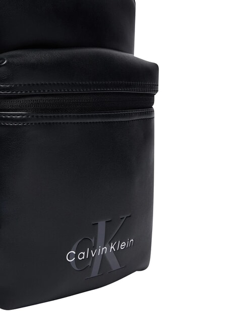 BOLD LOGO WEBBING Shoulder bag on black - Over-the-shoulder Bags for Men