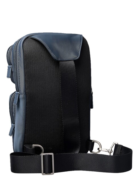 CLEAN SQUARE Shoulder bag slate blue - Over-the-shoulder Bags for Men