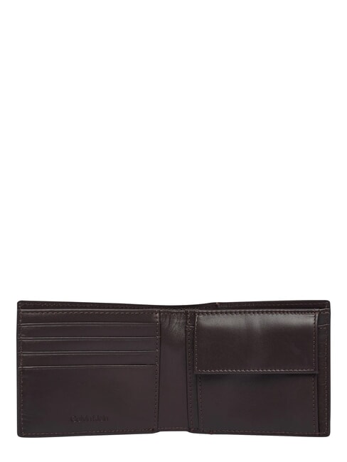 RAISED Wallet with coin purse ck dark brown - Men&rsquo;s Wallets