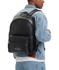 CALVIN KLEIN BOLD LOGO WEBBING Laptop backpack on black - Laptop backpacks - 2