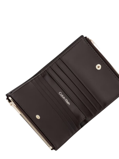 EMBLEM AOP Double zip wallet black aop - Women&rsquo;s Wallets