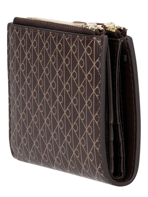 EMBLEM AOP Double zip wallet black aop - Women&rsquo;s Wallets