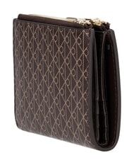 CALVIN KLEIN EMBLEM AOP Double zip wallet black aop - Women&rsquo;s Wallets - 3